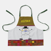 "Holiday Helper" (Personalize Me) Apron Schürze (Vorderseite)