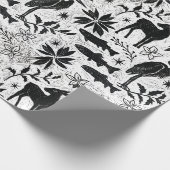 Holiday Heron and Deer Geschenkpapier (Ecke)