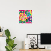 Holiday Hibiskus Magenta poster (Heimbüro)