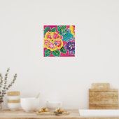 Holiday Hibiskus Magenta poster (Küche)