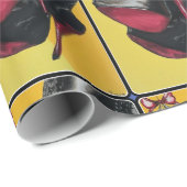 "Holiday Hijinks, der Geschmack war sauer" Gemälde Geschenkpapier (Rolleneckpunkt)