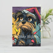 Holiday Hijinks Feiertagskarte (Stehend Vorderseite)