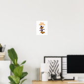 Holiday Hippo Halloween Hexo Hippo Poster (Heimbüro)