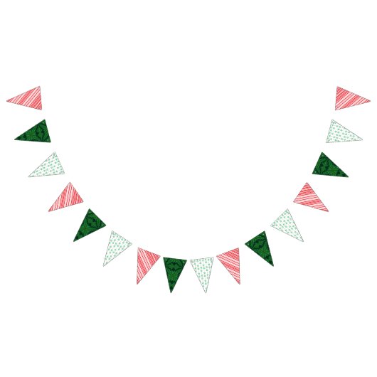 Holiday Hodgepodge Triangle Bunting Banner (Alle)