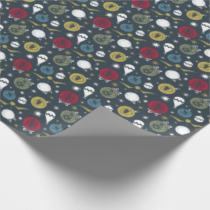 Holiday HOGWARTS™ House Bauble Muster Geschenkpapier