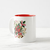 Holiday Holly Coffee Tasse (Vorderseite Links)