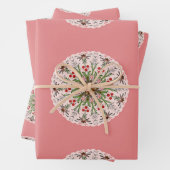 Holiday holly geschenkpapier set (Beispiel)