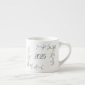 Holiday Holly Personalized Mug Espressotasse (Rechts)