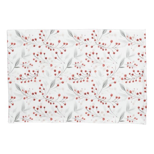 Holiday Holly Pillowcase Kissenbezug (Vorderseite)