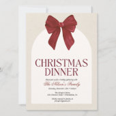 Holiday Holly Weihnachtsfeier Party Einladung (Vorderseite)