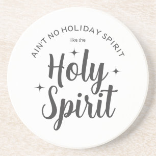 Holiday Holy Spirit Christlich Religiöse Weihnacht Getränkeuntersetzer