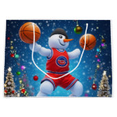 Holiday Hoops Große Geschenktüte (Vorderseite)