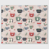 Holiday Hot Cocoa Geschenkpapier (Flach)