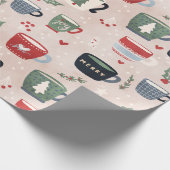 Holiday Hot Cocoa Geschenkpapier (Ecke)