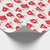 Holiday Hot Cocoa Wrapping Paper Geschenkpapier (Ecke)