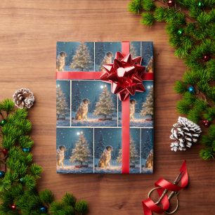 Holiday Hound Tangle Geschenkpapier