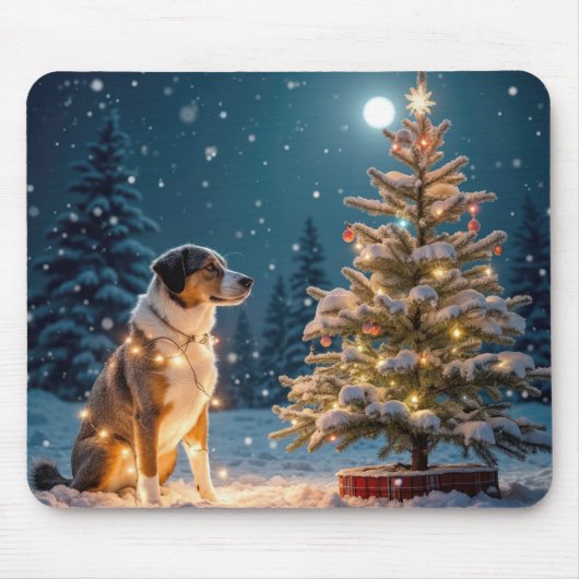 Holiday Hound Tangle Mousepad (Vorne)