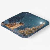 Holiday Hound Tangle Pappteller (Gewinkelt)