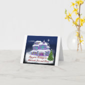 Holiday House Card Karte (Gelbe Blume)