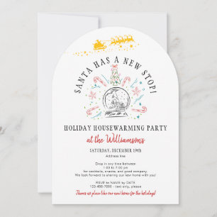 Holiday Housewarming Open House Weihnachts-Party Einladung