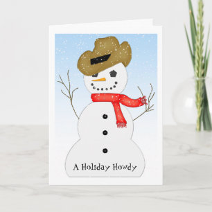 Holiday Howdy Feiertagskarte