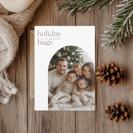 Holiday Hugs Arch Family Foto Weihnachten Einladung