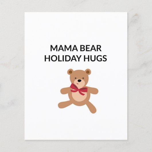 Holiday Hugs Flyer (Hinten)