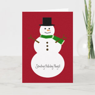Holiday Hugs schicken! Feiertagskarte