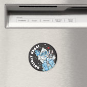 Holiday Hugs Yeti! Magnet (In Situ (Geschirrspüler))