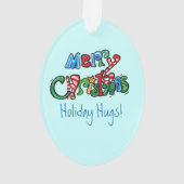 Holiday Hugs Yeti Ornament (Rückseite)