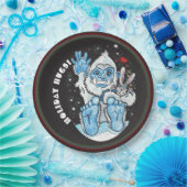 Holiday Hugs Yeti! Pappteller (Party)