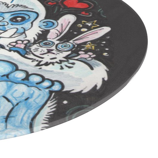 Holiday Hugs Yeti! Schneidebrett (Ecke)