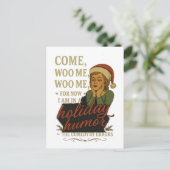 Holiday Humor - Shakespeare quote Postkarte (Stehend Vorderseite)