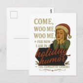 Holiday Humor - Shakespeare quote Postkarte (Vorne/Hinten)