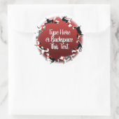 Holiday Husky Stickers Custom Sled Dog Stickers (Tasche)