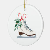 Holiday Ice Skate Keramik Ornament (Links)