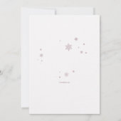 Holiday Ice Skaten Party Einladung (Rückseite)