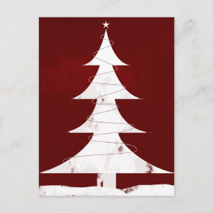 Holiday Icon - Vintage Christmas Tree Feiertagspostkarte