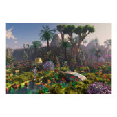 Holiday in Paradise - by Jurgen Ziewe Canvas Print Poster (Vorderseite)