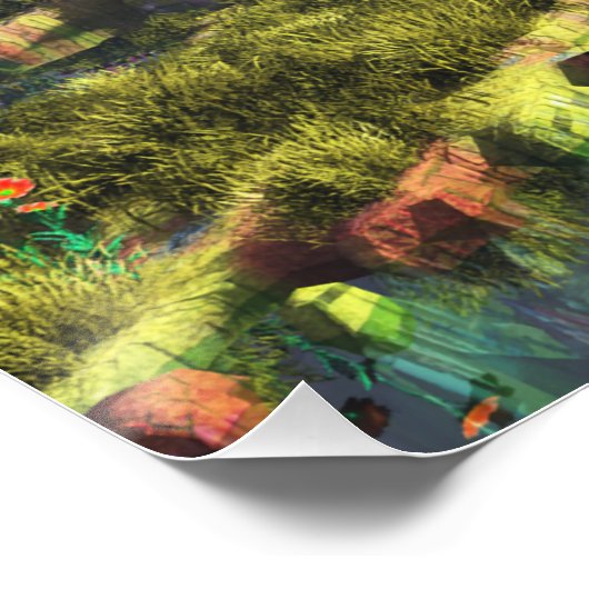 Holiday in Paradise - by Jurgen Ziewe Canvas Print Poster (Ecke)