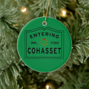 Holiday Inn Cohasset MA Keramik Ornam Ornament