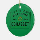 Holiday Inn Cohasset MA Keramik Ornam Ornament (Links)