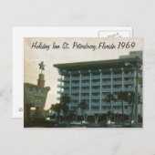 Holiday Inn St. Petersburg Florida 1969 Postkarte (Vorne/Hinten)