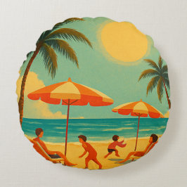 Holiday is rundes kissen