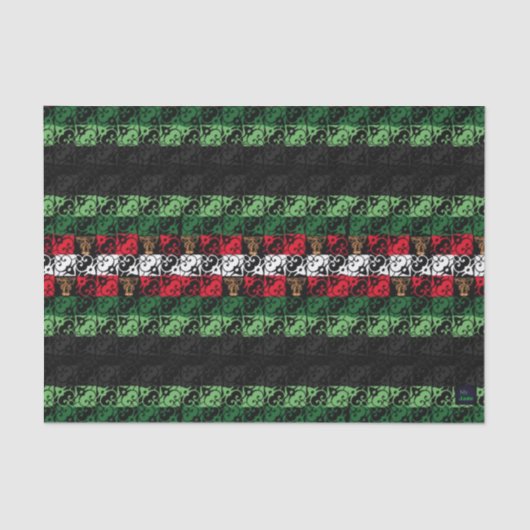 Holiday Jingle Wrapping Tissue Paper Seidenpapier (Vorderseite)