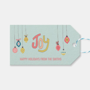 Holiday Joy and Whimsical Ornaments Geschenkanhänger