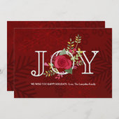 Holiday Joy Card Feiertagskarte (Vorne/Hinten)