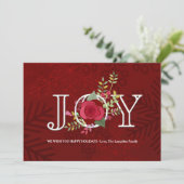 Holiday Joy Card Feiertagskarte (Stehend Vorderseite)