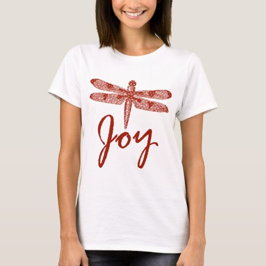 Holiday Joy Dragonfly T-Shirt (Vorderseite)