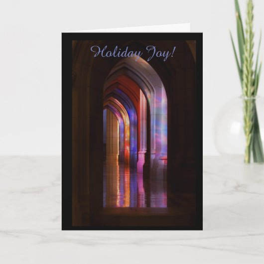 Holiday Joy Feiertagskarte (Vorderseite)